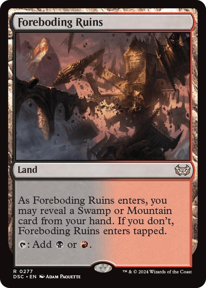Foreboding Ruins [Commander: Duskmourn: House of Horror] 277