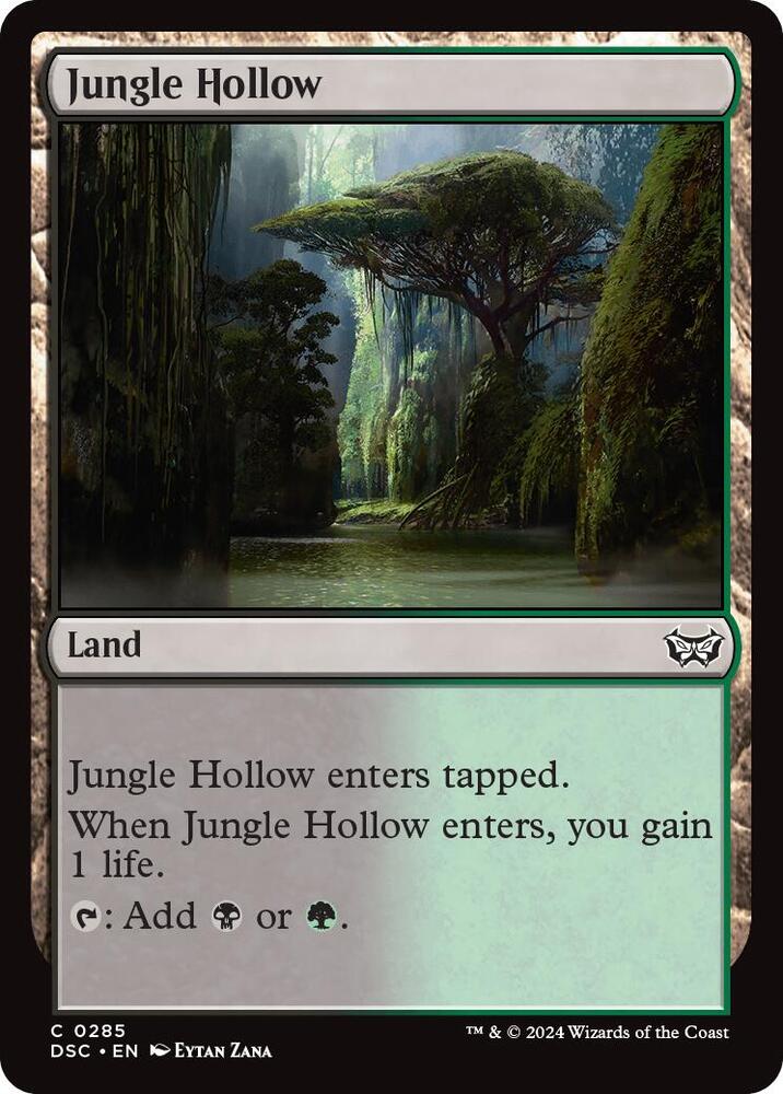 Jungle Hollow [Commander: Duskmourn: House of Horror] 285