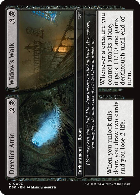 Derelict Attic // Widow's Walk [Duskmourn: House of Horror] 93