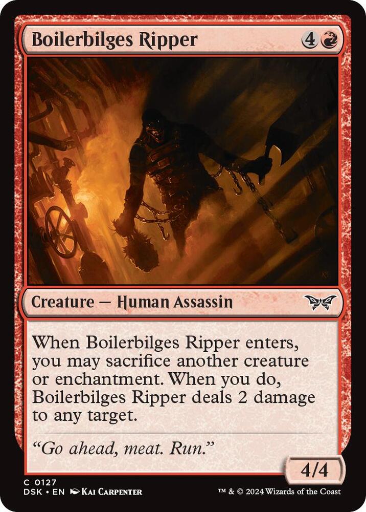 Boilerbilges Ripper [Duskmourn: House of Horror] 127
