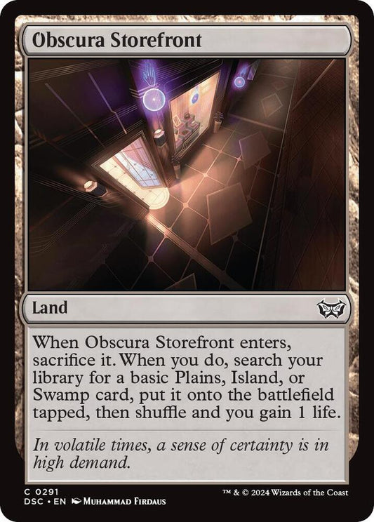 Obscura Storefront [Commander: Duskmourn: House of Horror] 291