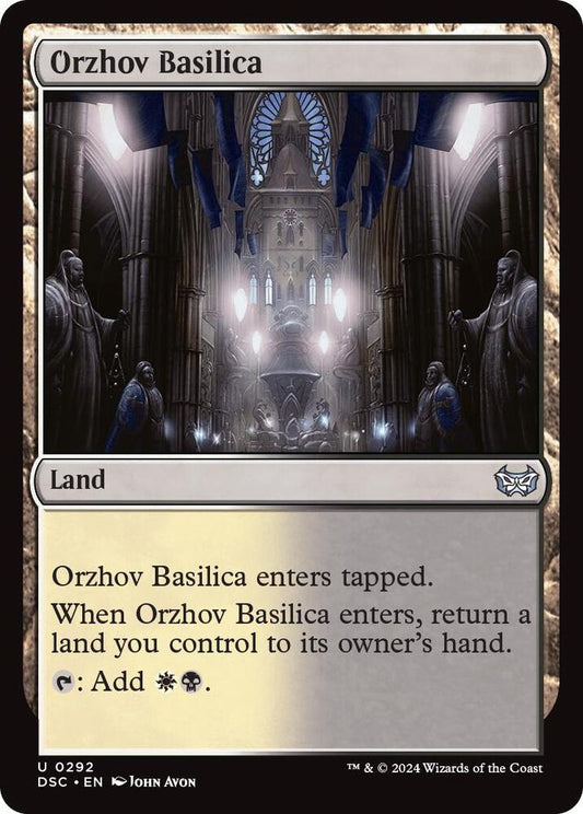 Orzhov Basilica [Commander: Duskmourn: House of Horror] 292