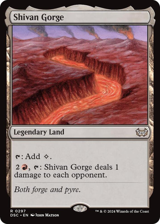 Shivan Gorge [Commander: Duskmourn: House of Horror] 297