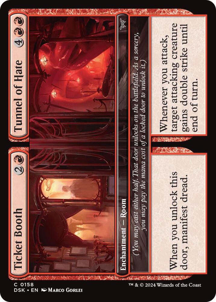 Ticket Booth // Tunnel of Hate [Duskmourn: House of Horror] 158