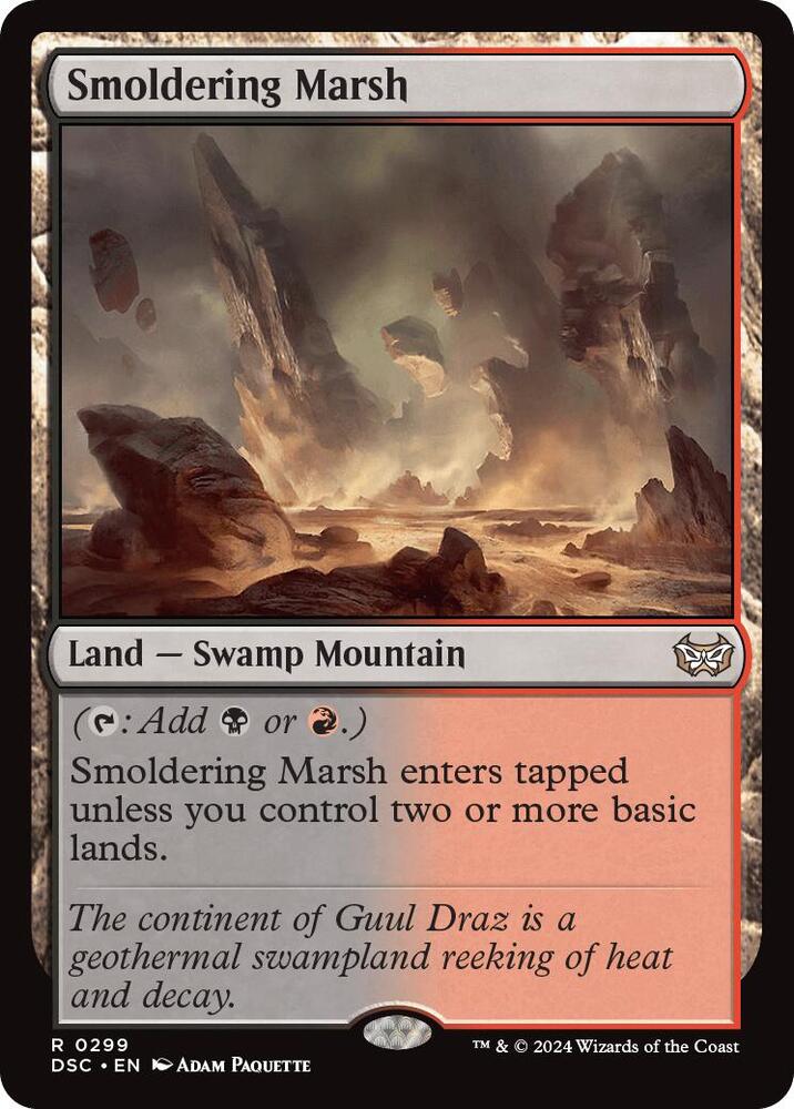 Smoldering Marsh [Commander: Duskmourn: House of Horror] 299