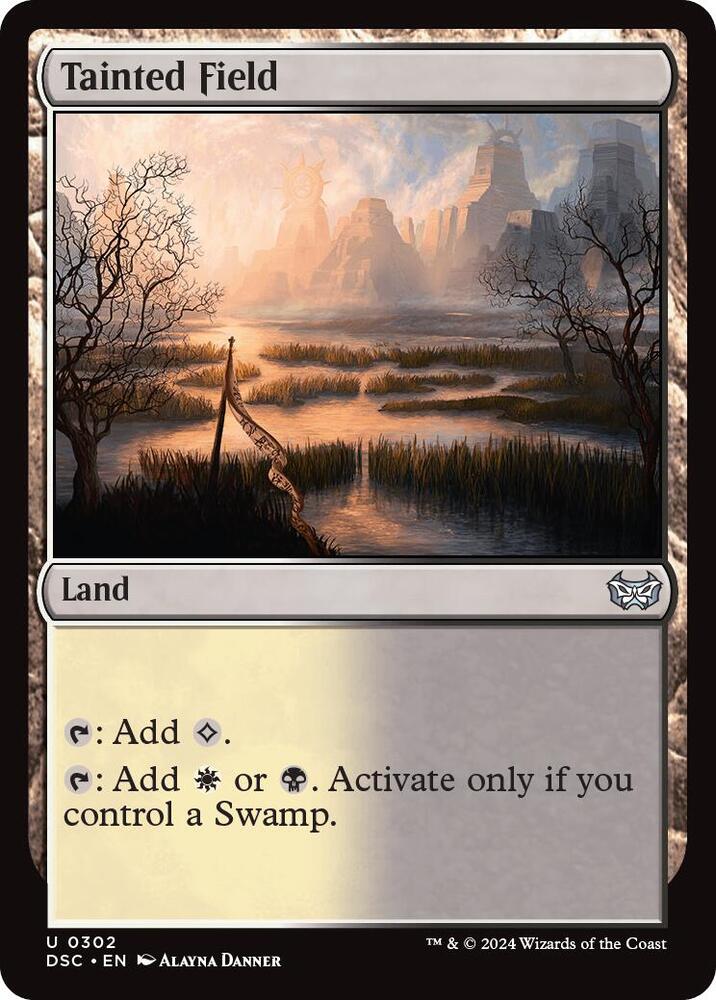 Tainted Field [Commander: Duskmourn: House of Horror] 302