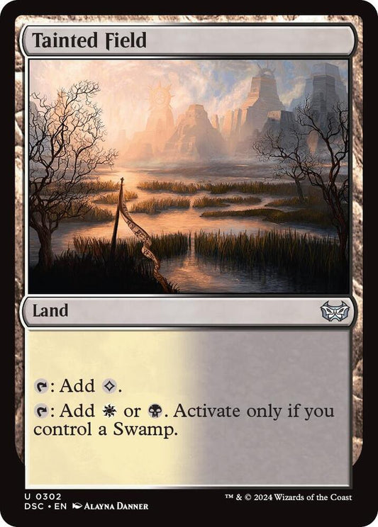 Tainted Field [Commander: Duskmourn: House of Horror] 302