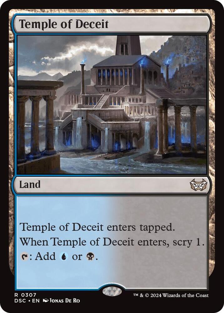 Temple of Deceit [Commander: Duskmourn: House of Horror] 307