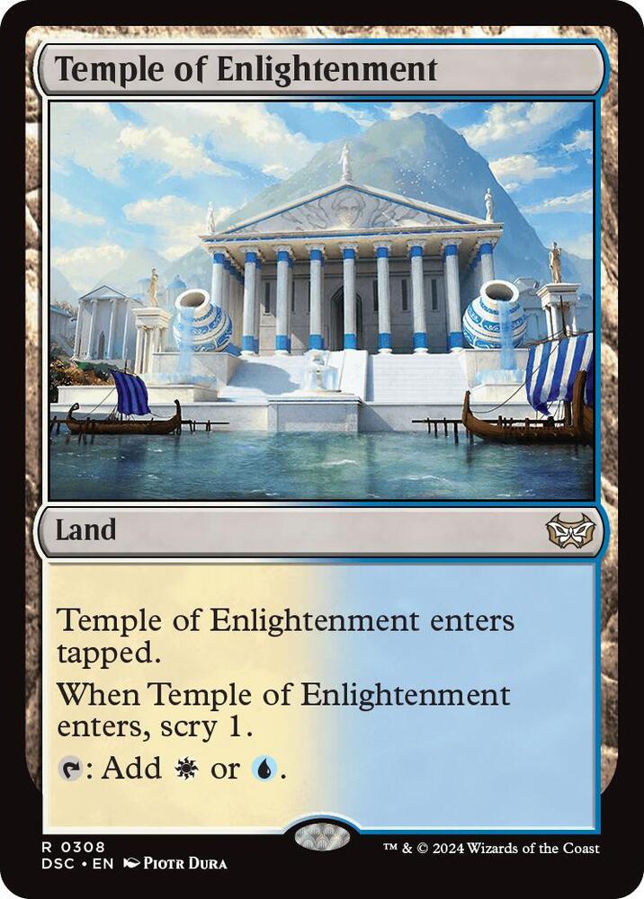 Temple of Enlightenment [Commander: Duskmourn: House of Horror] 308