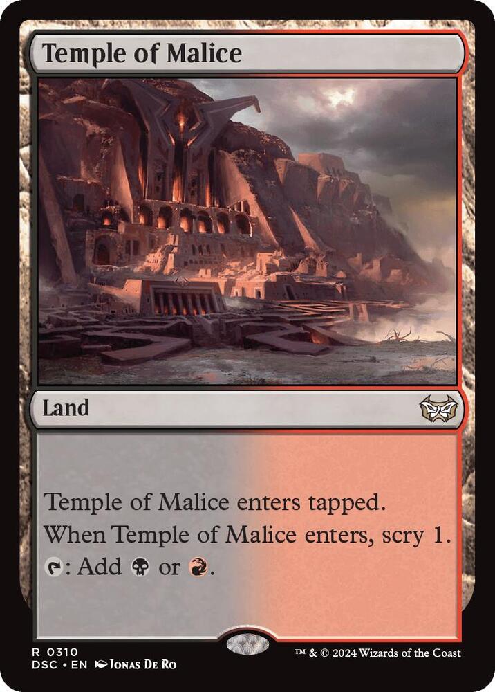 Temple of Malice [Commander: Duskmourn: House of Horror] 310