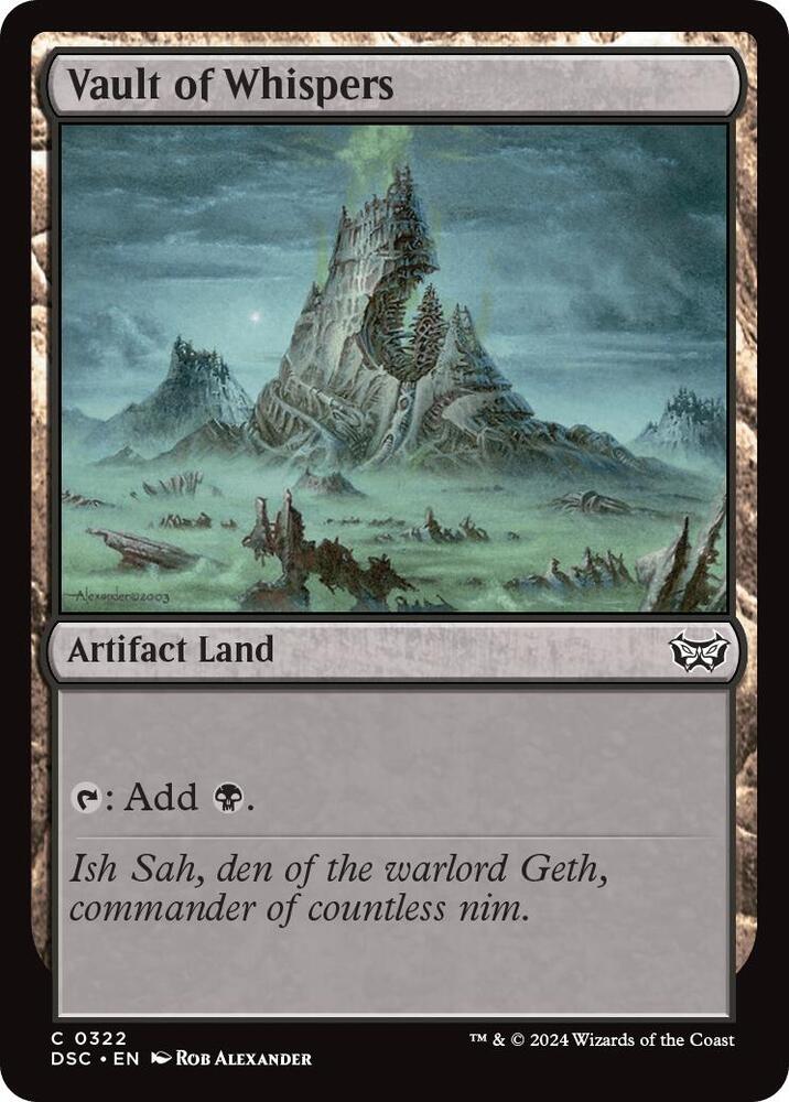 Vault of Whispers [Commander: Duskmourn: House of Horror] 322