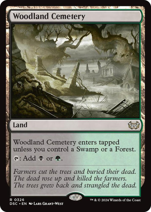 Woodland Cemetery [Commander: Duskmourn: House of Horror] 326