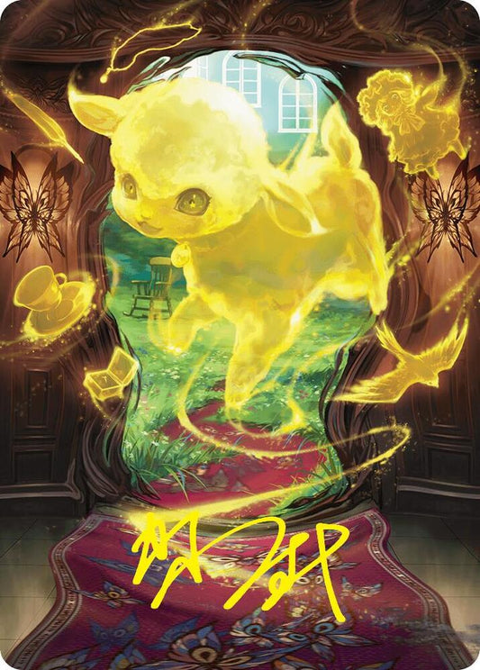 Enduring Innocence Art Card (Gold-Stamped Signature) [Art Series: Duskmourn: House of Horror] 46