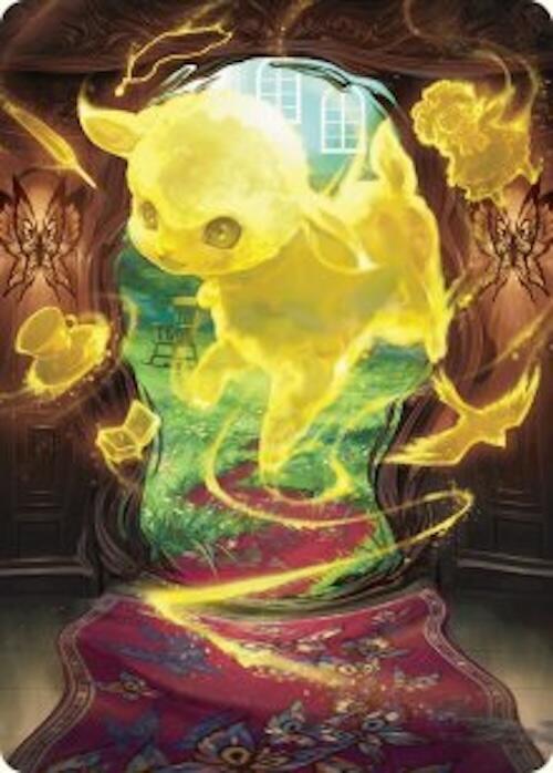 Enduring Innocence Art Card [Art Series: Duskmourn: House of Horror] 46