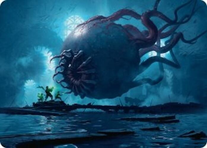 Abhorrent Oculus Art Card [Art Series: Duskmourn: House of Horror] 3