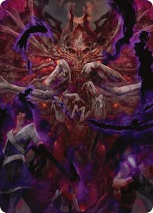 Damnation Art Card [Art Series: Duskmourn: House of Horror] 53