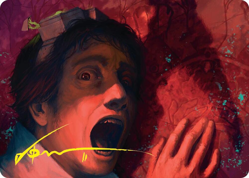 Murder Art Card (Gold-Stamped Signature) [Art Series: Duskmourn: House of Horror] 9
