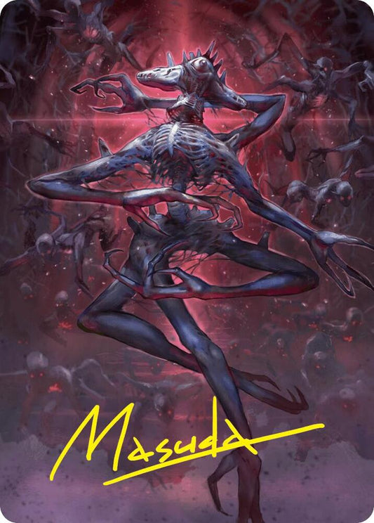 Overlord of the Balemurk Art Card (Gold-Stamped Signature) [Art Series: Duskmourn: House of Horror] 47