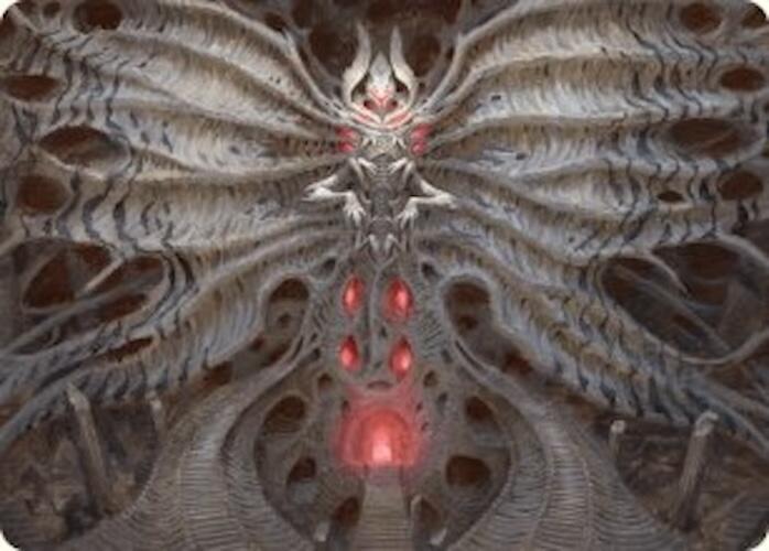 Valgavoth, Terror Eater Art Card [Art Series: Duskmourn: House of Horror] 10