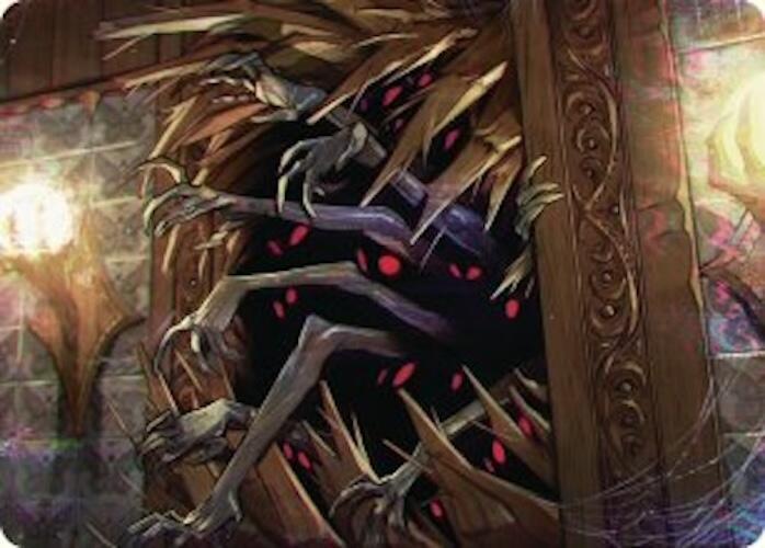 Withering Torment Art Card [Art Series: Duskmourn: House of Horror] 33