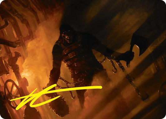 Boilerbilges Ripper Art Card (Gold-Stamped Signature) [Art Series: Duskmourn: House of Horror] 12