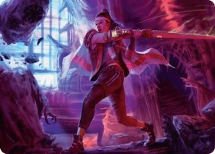 Diversion Specialist Art Card [Art Series: Duskmourn: House of Horror] 13