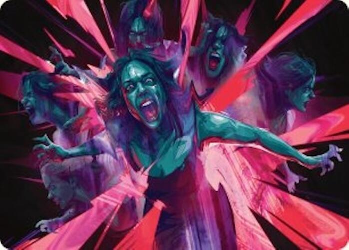 Waltz of Rage Art Card [Art Series: Duskmourn: House of Horror] 35