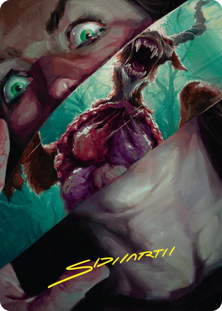 Hauntwoods Shrieker Art Card (Gold-Stamped Signature) [Art Series: Duskmourn: House of Horror] 40
