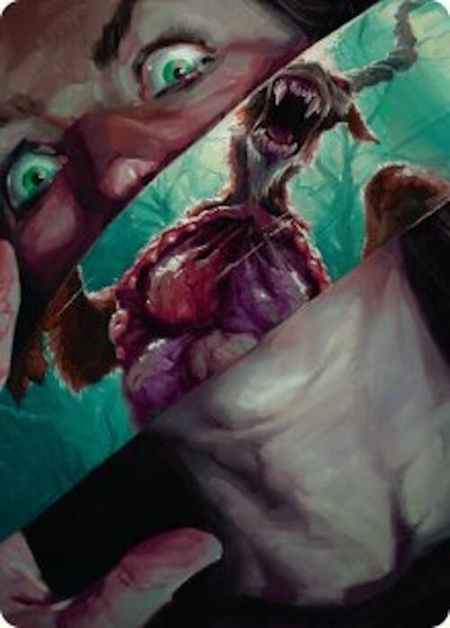 Hauntwoods Shrieker Art Card [Art Series: Duskmourn: House of Horror] 40