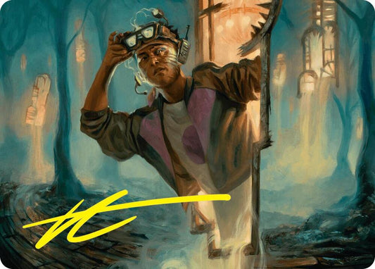 House Cartographer Art Card (Gold-Stamped Signature) [Art Series: Duskmourn: House of Horror] 15