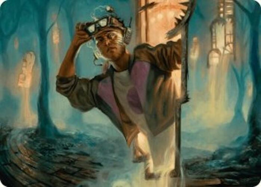 House Cartographer Art Card [Art Series: Duskmourn: House of Horror] 15