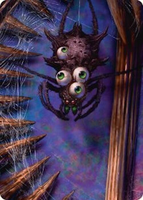 Spider Art Card [Art Series: Duskmourn: House of Horror] 54