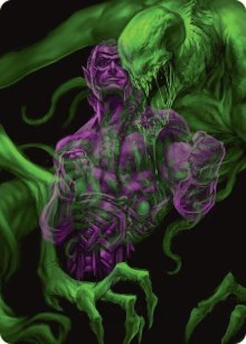 Tyvar, the Pummeler Art Card [Art Series: Duskmourn: House of Horror] 41