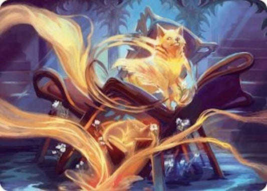 Inquisitive Glimmer Art Card [Art Series: Duskmourn: House of Horror] 17