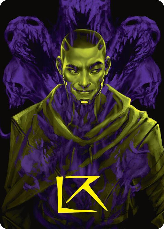 Kaito, Bane of Nightmares Art Card (Gold-Stamped Signature) [Art Series: Duskmourn: House of Horror] 42