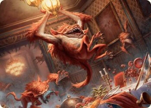 Midnight Mayhem Art Card [Art Series: Duskmourn: House of Horror] 20