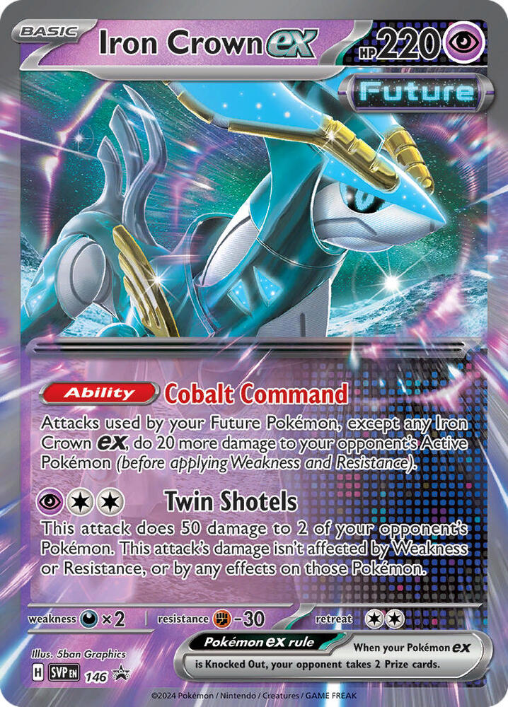 Iron Crown ex - 146 [SV: Scarlet & Violet Promo Cards] 146