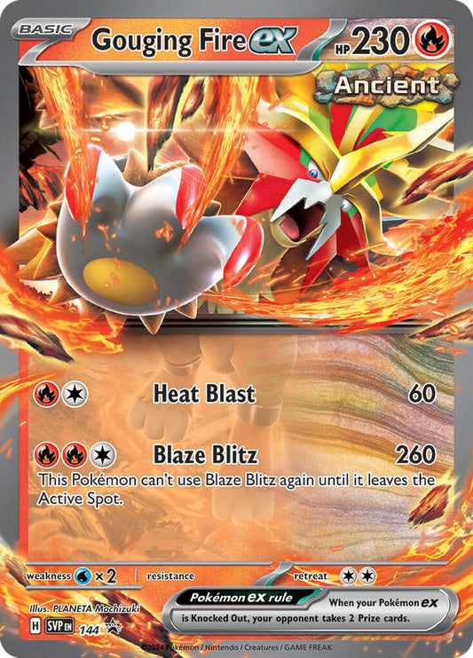Gouging Fire ex - 144 [SV: Scarlet & Violet Promo Cards] 144