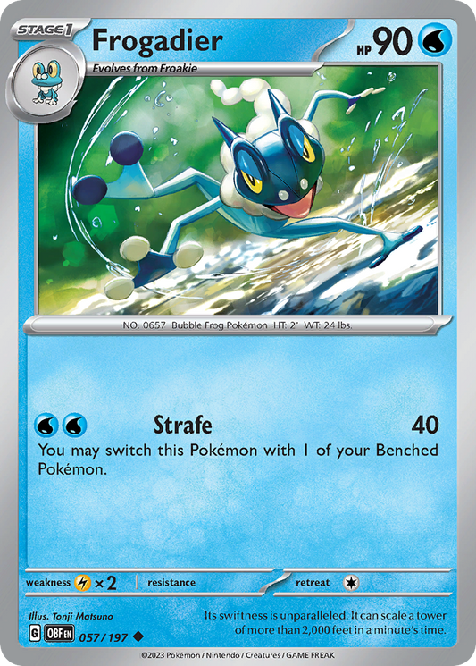 Frogadier - 57/197 Obsidian Flames