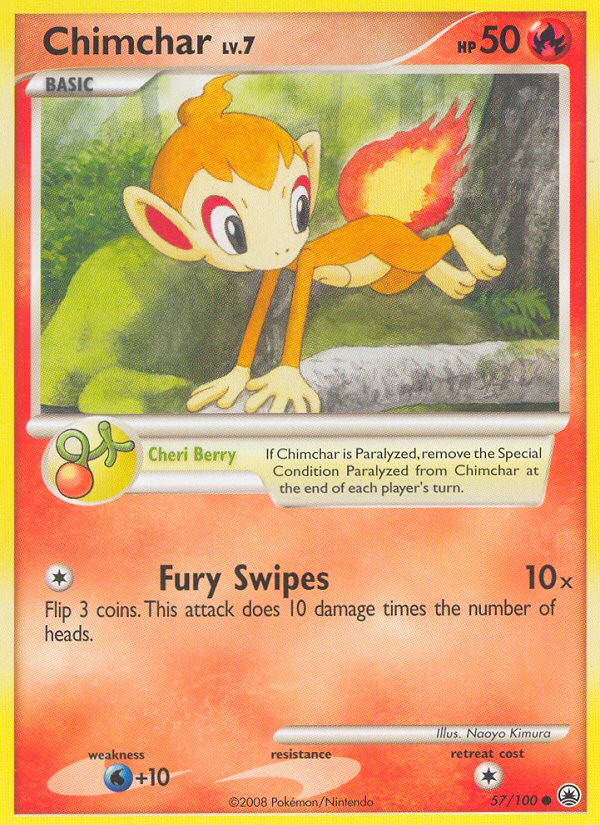 Chimchar - 57/100 Majestic Dawn