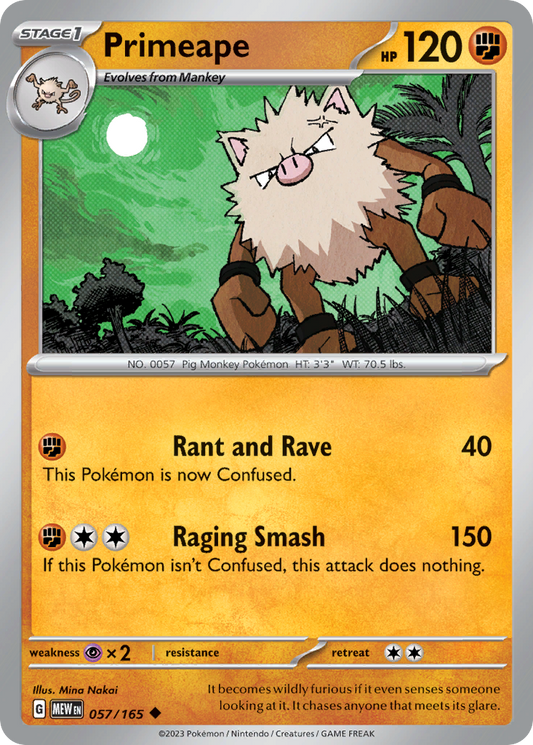 Primeape - 57/165 151