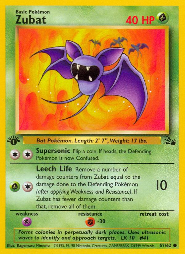 Zubat - 57/62 Fossil