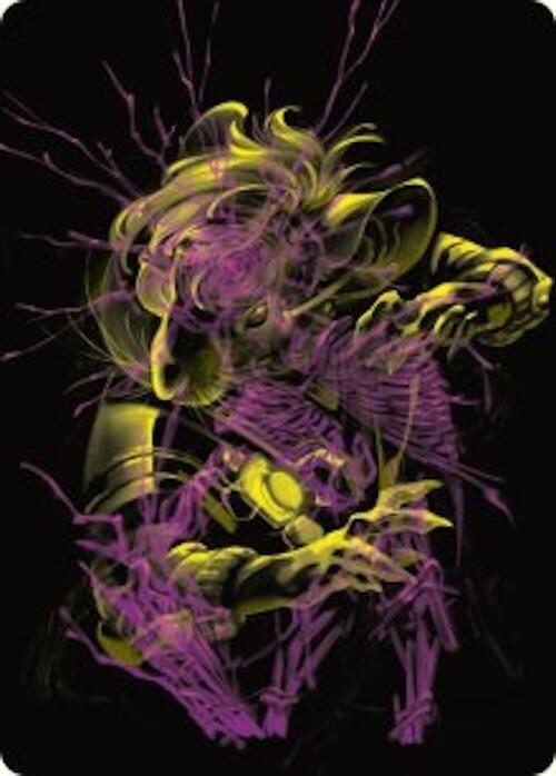 Nashi, Searcher in the Dark Art Card (43/54) [Art Series: Duskmourn: House of Horror] 43