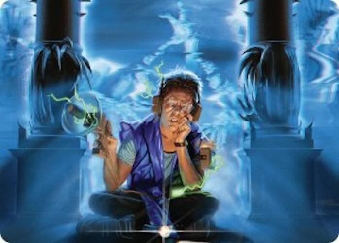 Oblivious Bookworm Art Card [Art Series: Duskmourn: House of Horror] 22