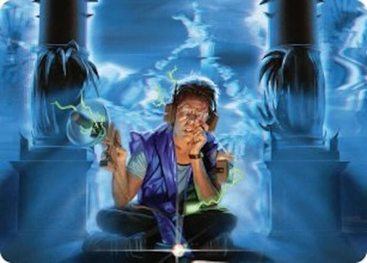 Oblivious Bookworm Art Card [Art Series: Duskmourn: House of Horror] 22