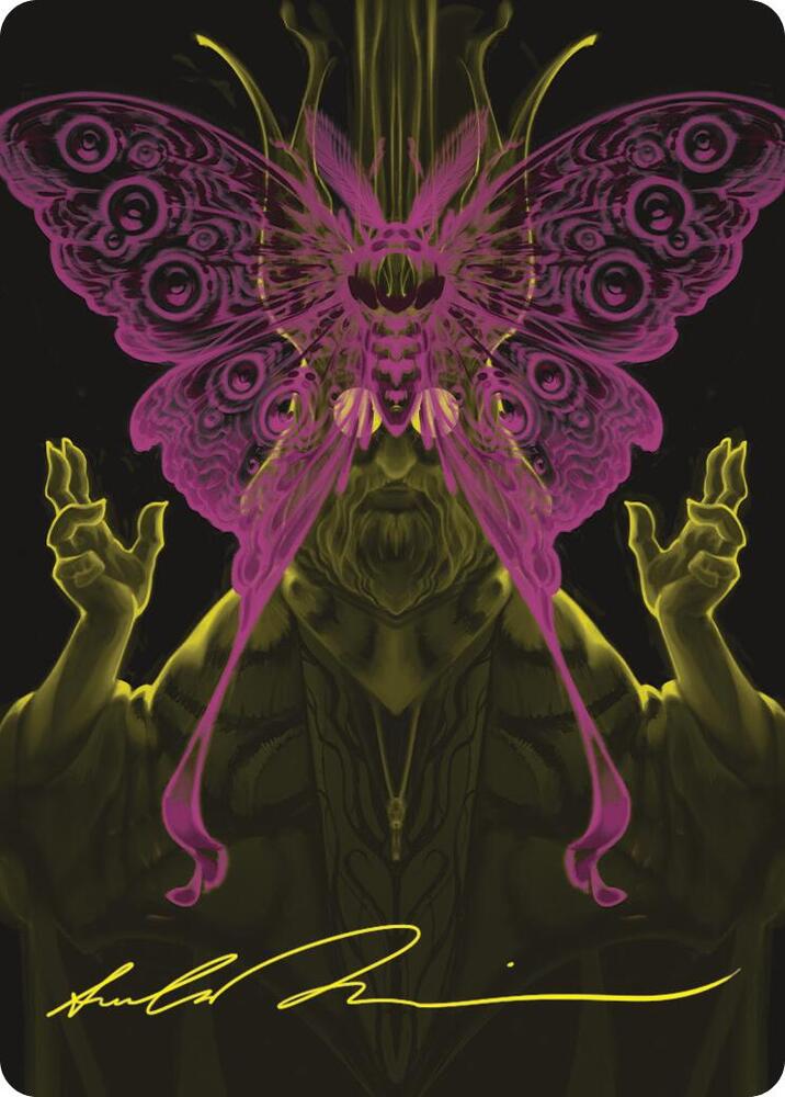 Victor, Valgavoth's Seneschal Art Card (44/54) (Gold-Stamped Signature) [Art Series: Duskmourn: House of Horror] 44