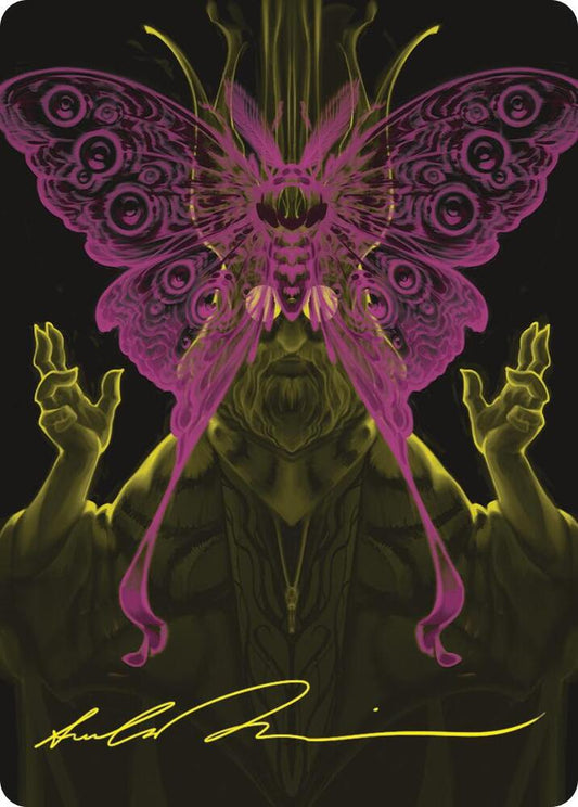 Victor, Valgavoth's Seneschal Art Card (44/54) (Gold-Stamped Signature) [Art Series: Duskmourn: House of Horror] 44