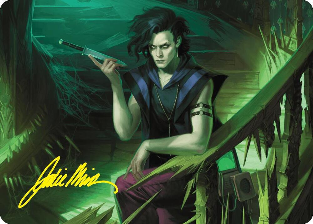 Winter, Misanthropic Guide Art Card (Gold-Stamped Signature) [Art Series: Duskmourn: House of Horror] 24