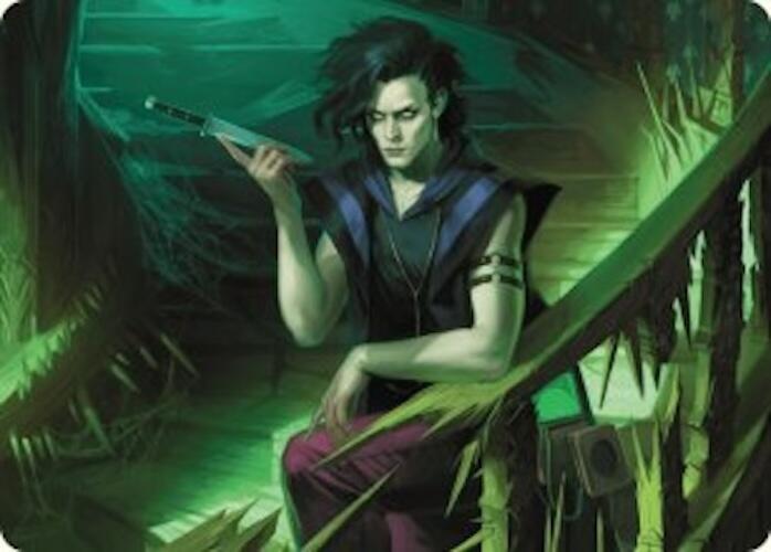 Winter, Misanthropic Guide Art Card [Art Series: Duskmourn: House of Horror] 24