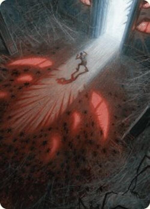 Fear My Authority Art Card [Art Series: Duskmourn: House of Horror] 49